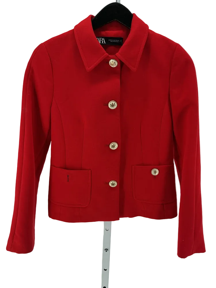 Zara Size XS Red Jacket