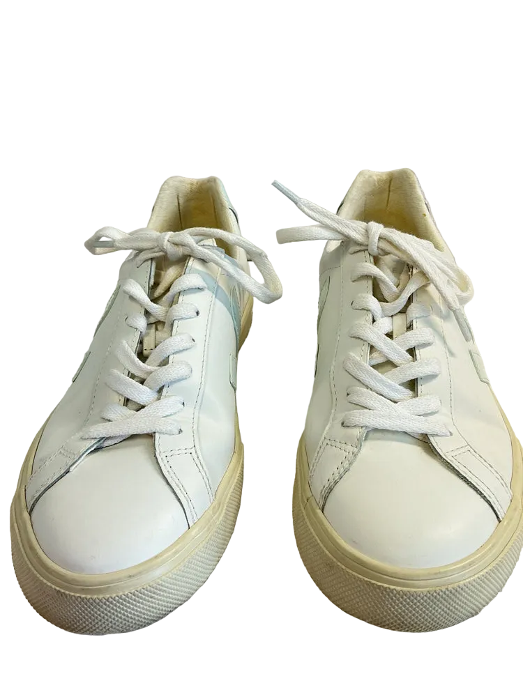 Veja Shoe Size 10 White & blue Sneakers