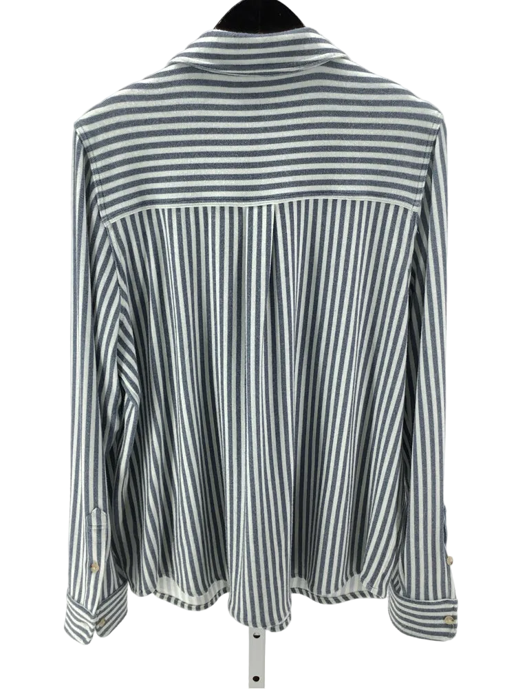 Faherty Size XL Blue & White Shirt