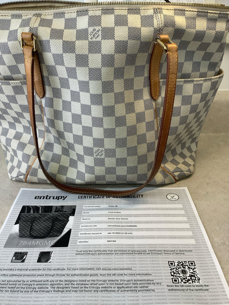 Louis Vuitton Damier Azur Totally MM Handbags