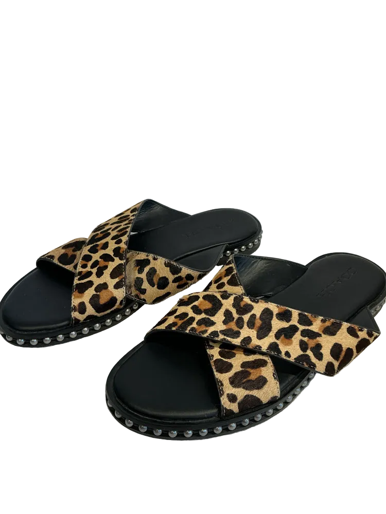 Coach Shoe Size 7.5 Black & Brown Sandals