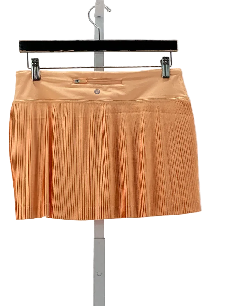 lululemon Size 6 Orange Skort