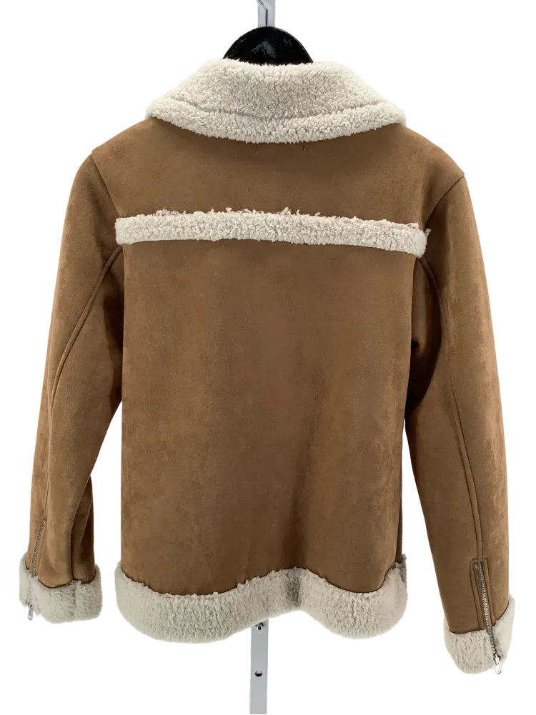 Z supply Size S Brown & white Coat