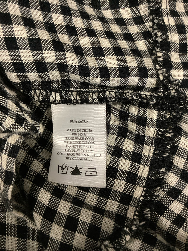 Faherty Size S Black & White Sandia Shirt