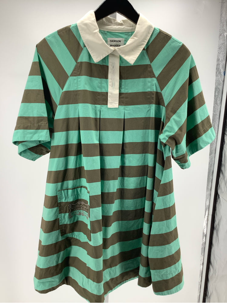Damson Madder. Size 8 Green multi Maggie Dress