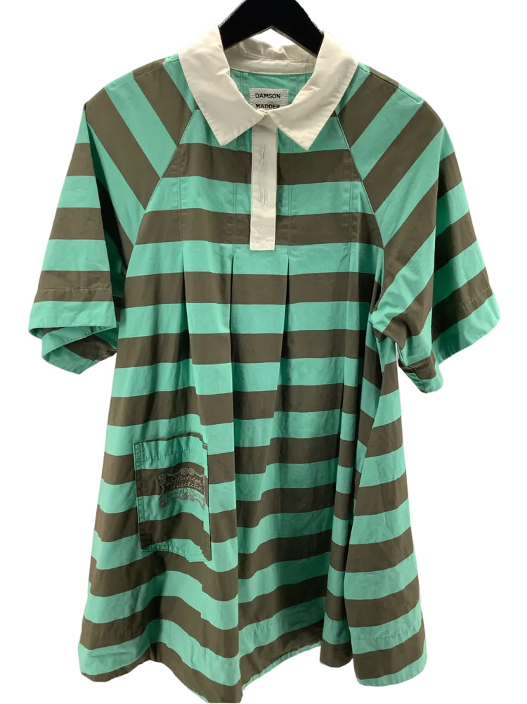 Damson Madder. Size 8 Green multi Maggie Dress