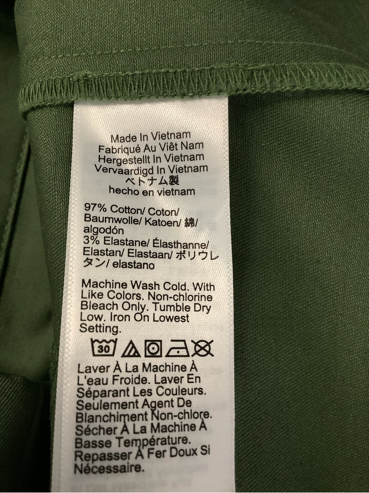 Jcrew Size 6 Green Gamine Dress