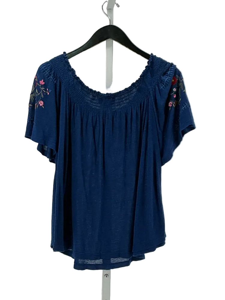 Ranna Gill Size XS Navy multi Shirt