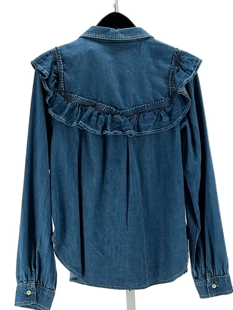 Pilcro Size M Blue Shirt