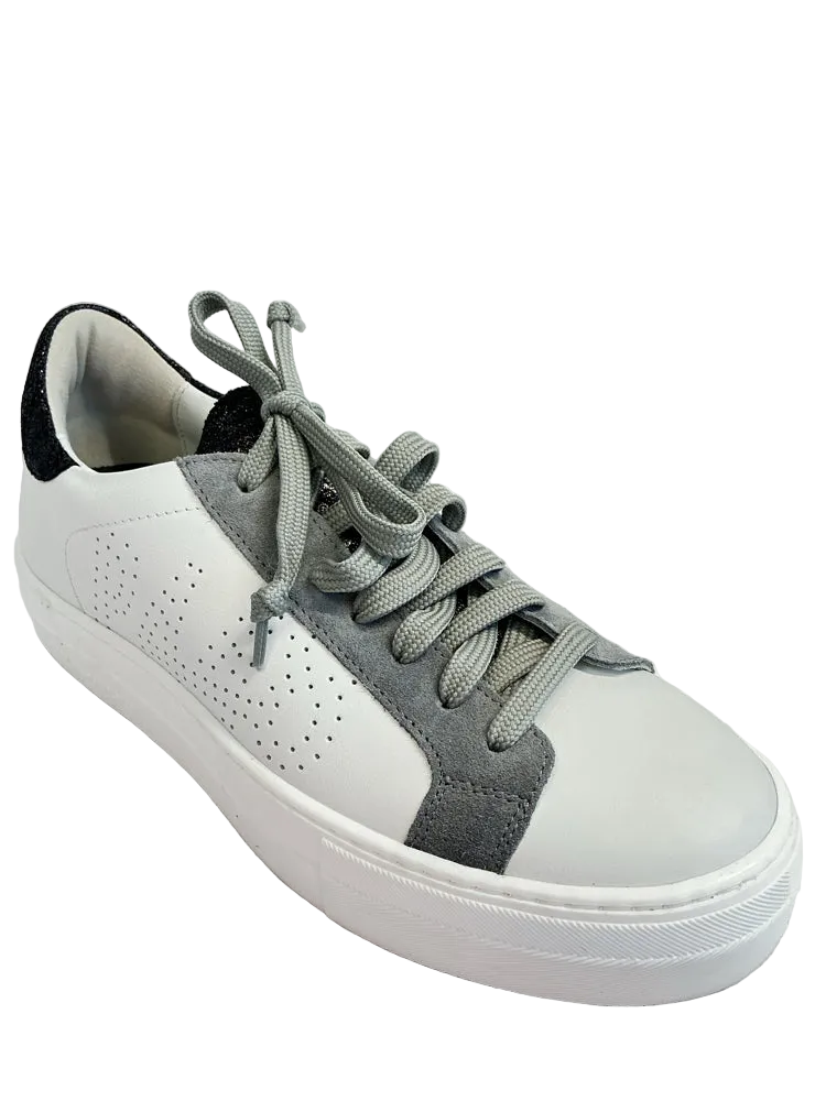 P448 Shoe Size 7.5/8 White multi Thea Sneakers