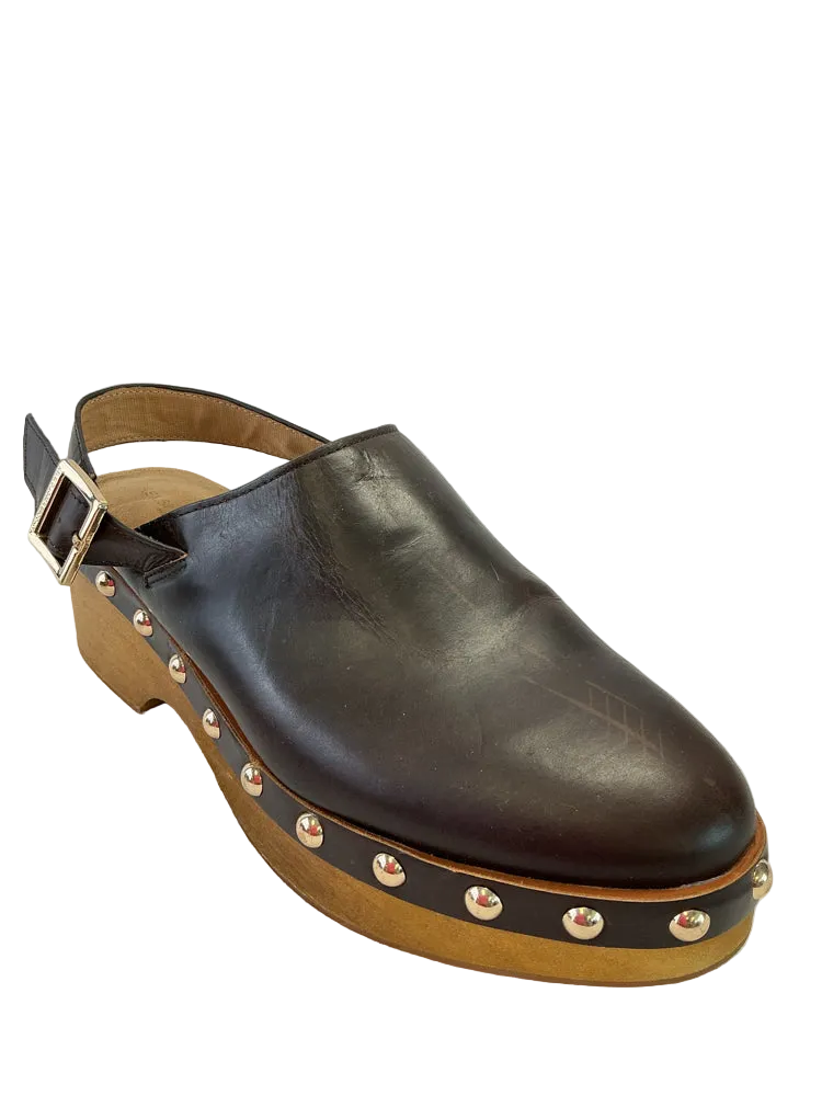 Kelsi Dagger Shoe Size 9.5 Brown Clogs
