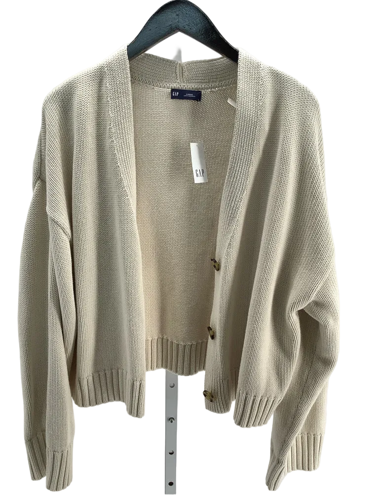 Gap Size L Cream Cardigan