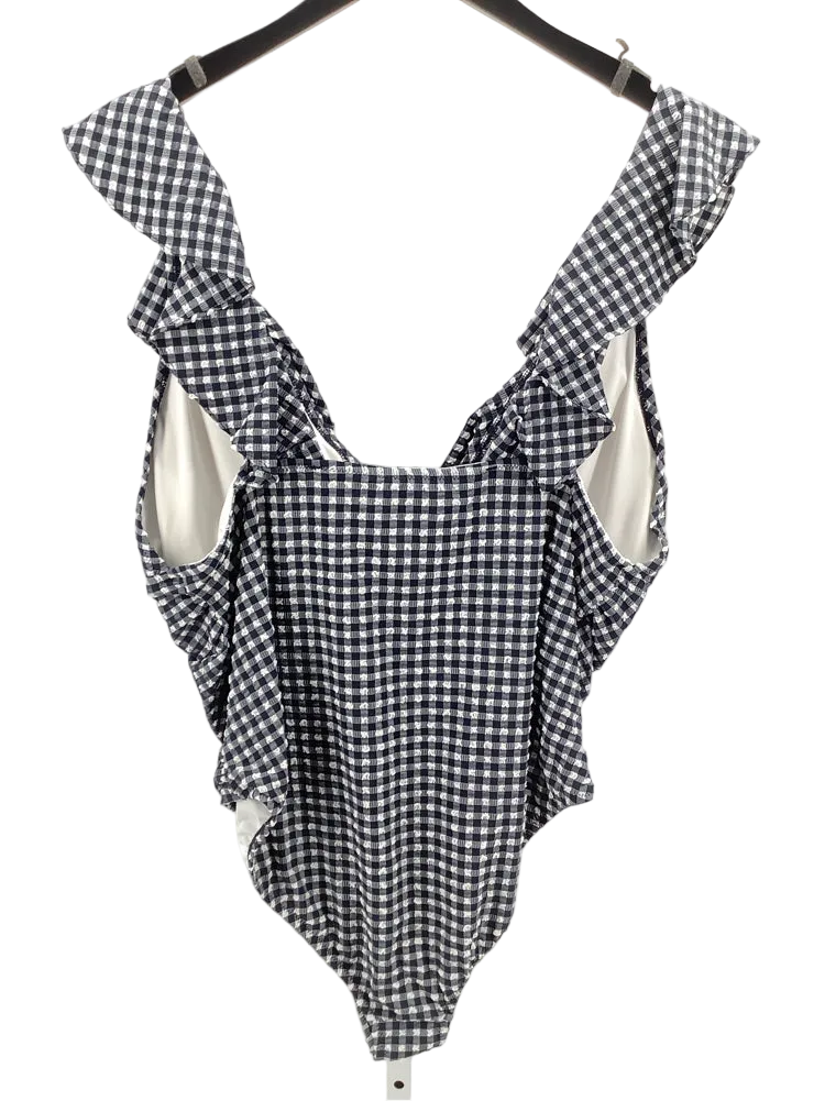 Jcrew Size 22 Navy & white Swimsuit