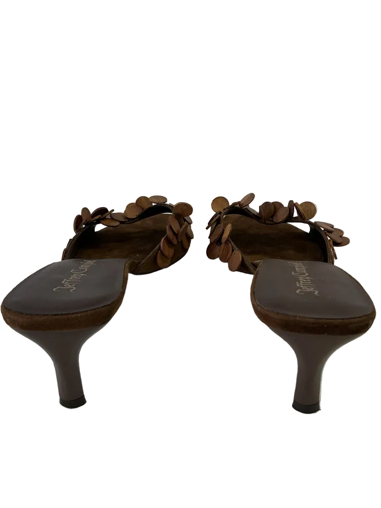 Jeffrey Campbell Shoe Size 8 Brown Kitten Heel