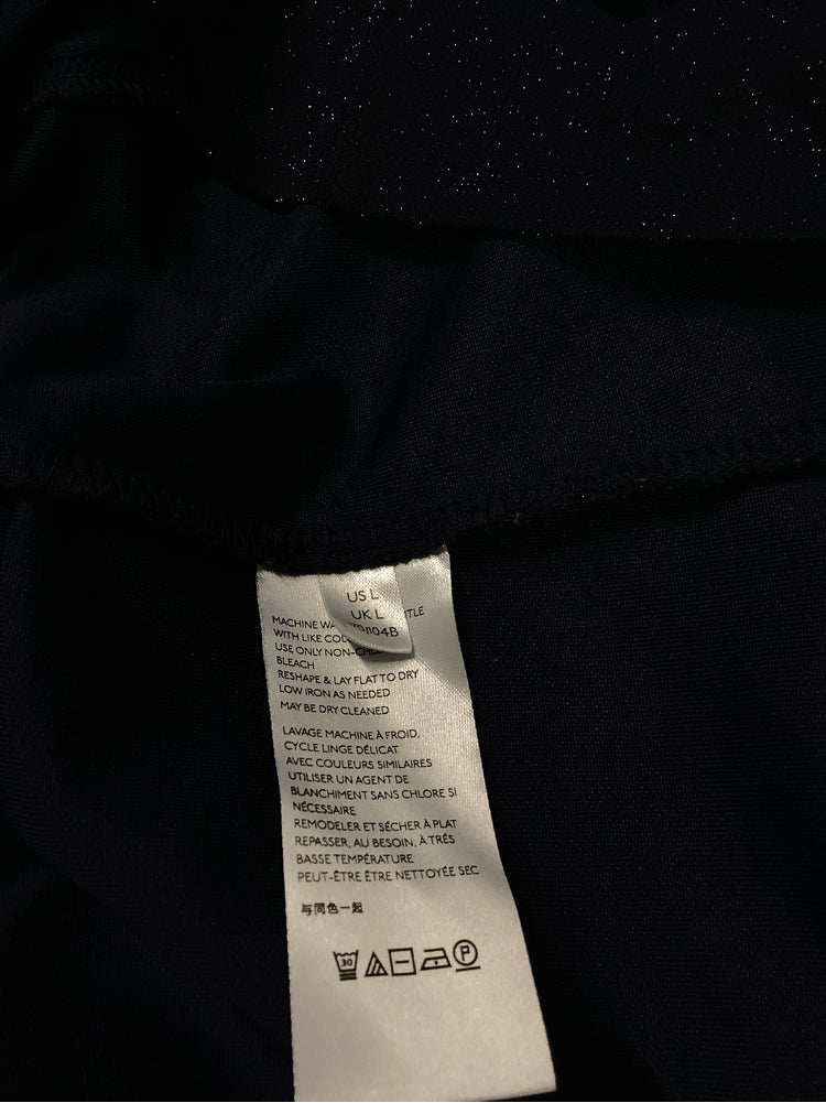 Free People Size L Navy & Silver Constellation Shirt