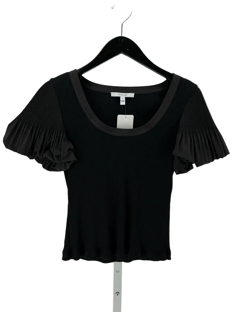 Derek Lam 10 Crosby Size S Black Shirt