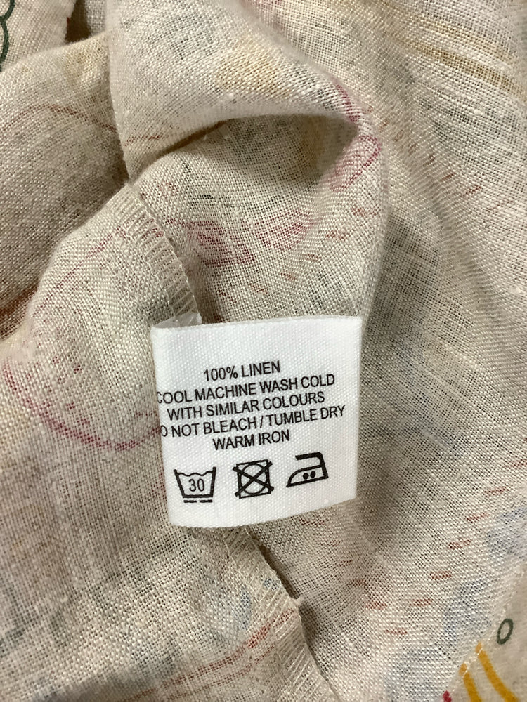 Meadows Size M Tan Multi Katsura Shirt