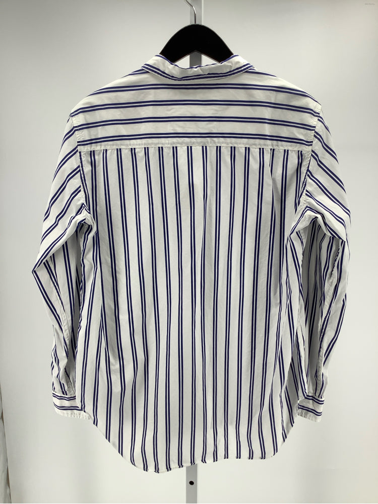 Frank & Eileen Size L White & blue Frank Shirt