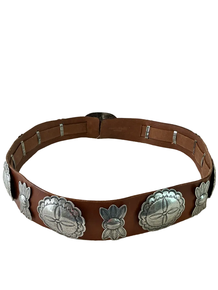Ralph Lauren Brown & Silver Belt