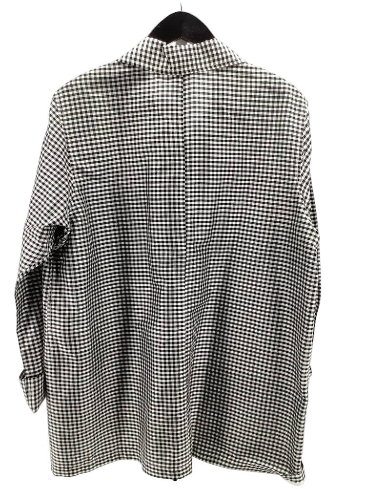 Jill McGowan Size L Black & White Oriana Jacket