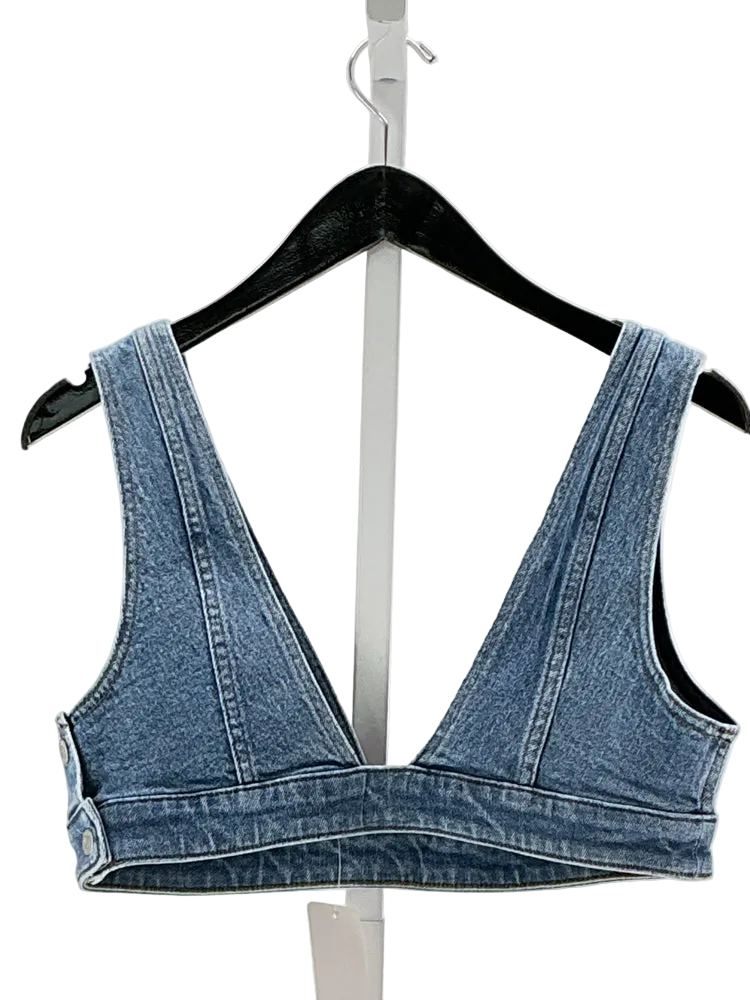 Madewell Size M Blue Bralette