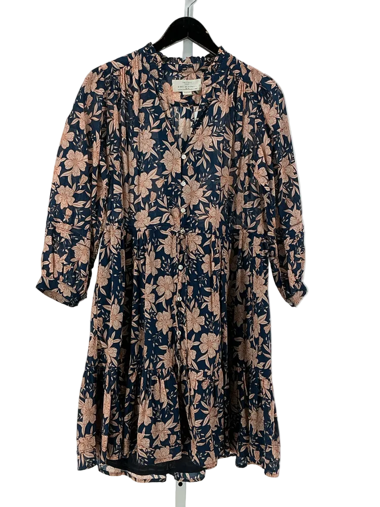 Trovata Size M Navy & Pink Dress