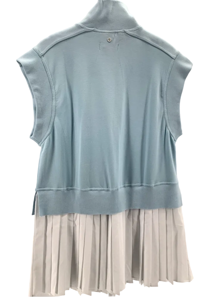 daily practice Size L Blue & White Twofer Dress