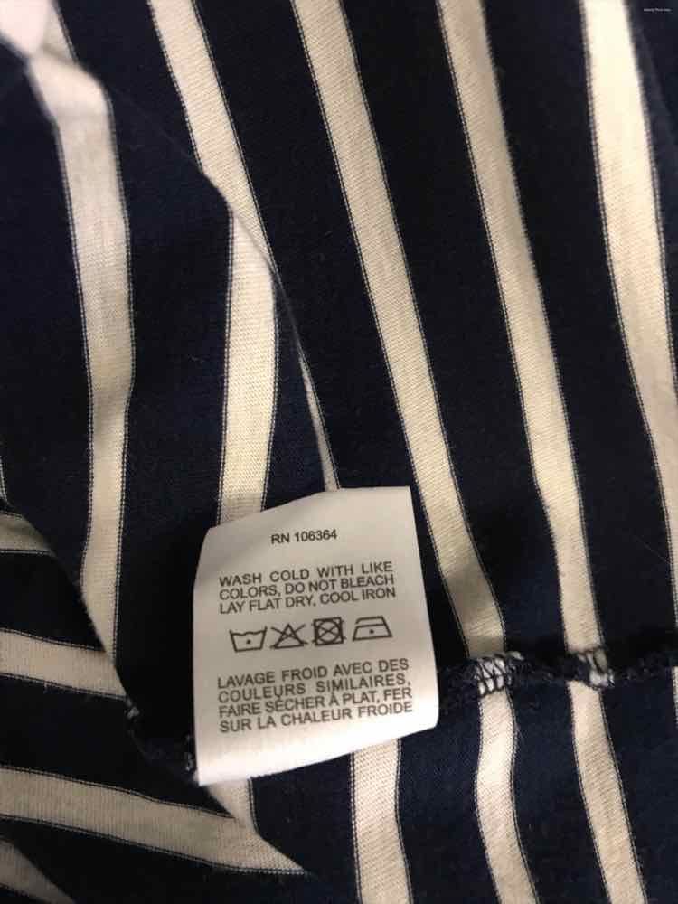 Kule Size S Navy & Tan The Tee Dress