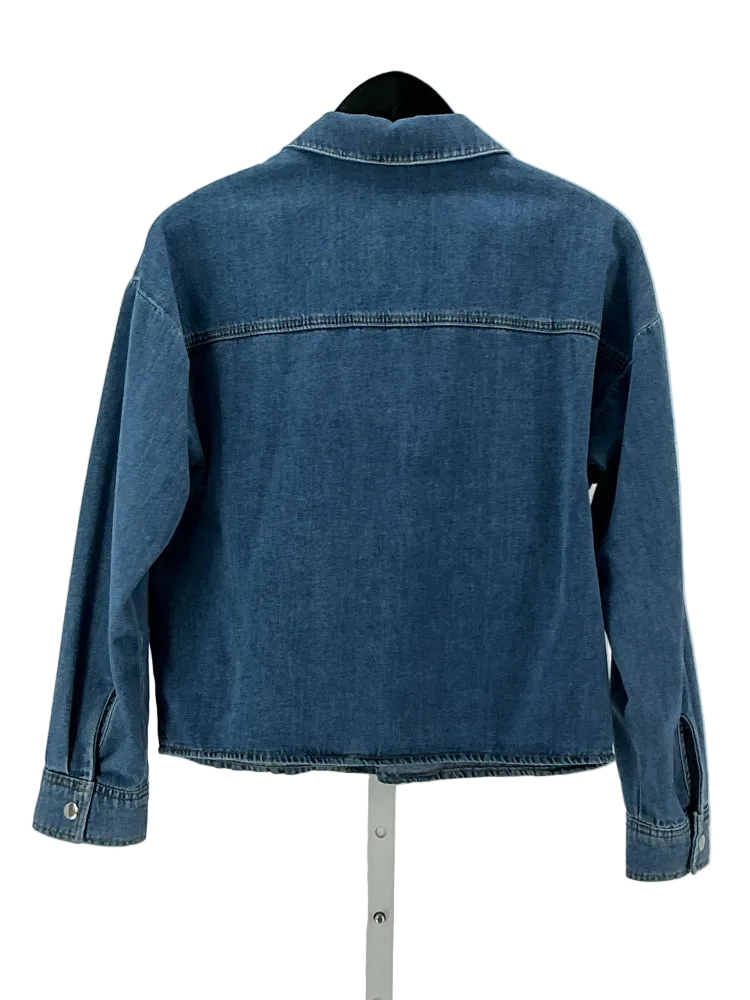 OUI Size 6 Blue Shirt