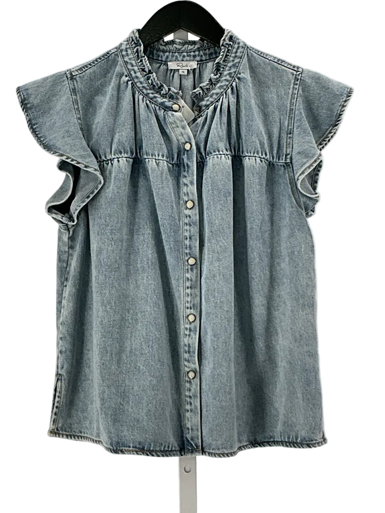 Rails Size XS Denim Ruthie Shirt