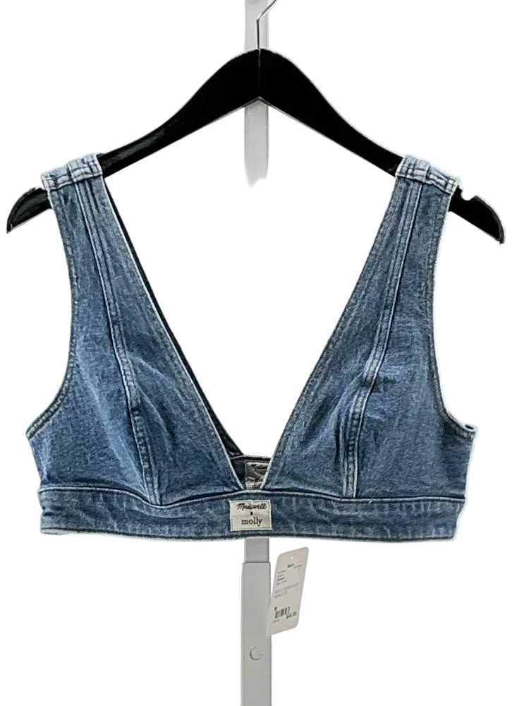 Madewell Size M Blue Bralette