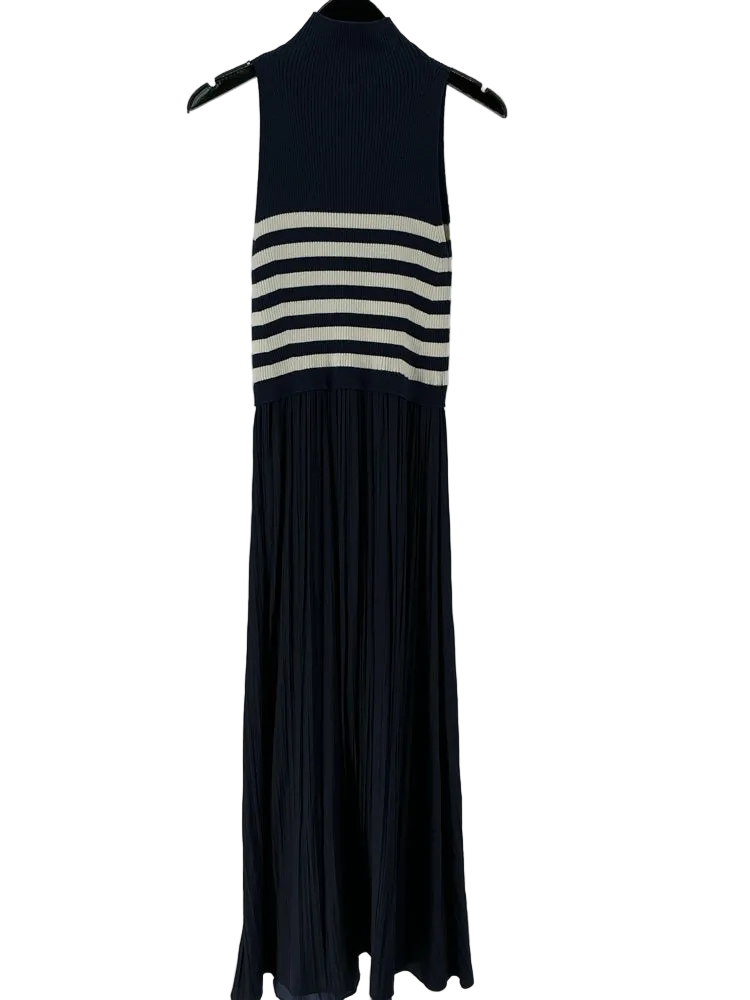 by anthropologie Size S Navy & white Dress