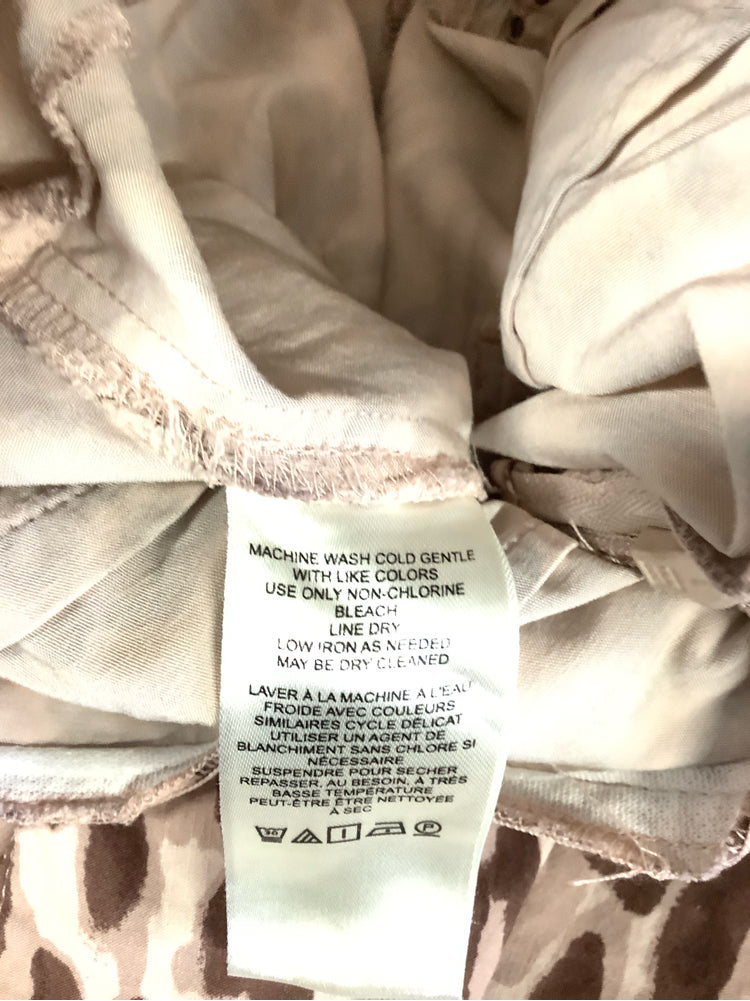 Maeve Size 6 Tan & Brown Colette Jumpsuit