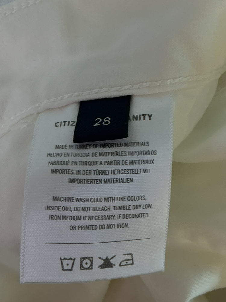 Citizens of Humanity Size 28 White Pants