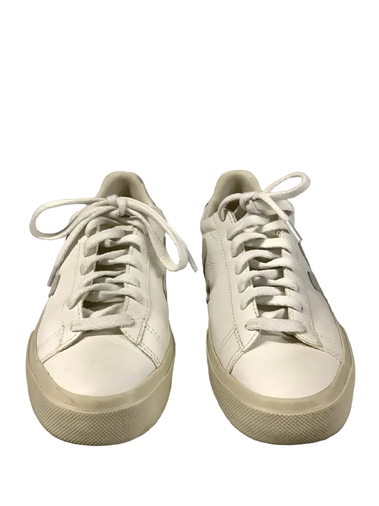 Veja Shoe Size 7 White Campo Sneakers