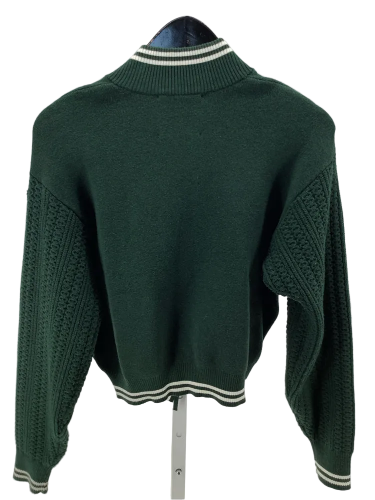 525 America Size XS Green & White Flynn Jacket