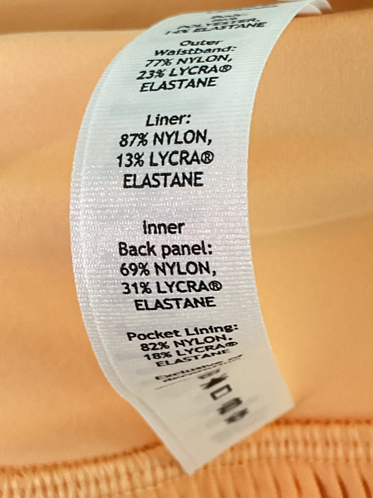 lululemon Size 6 Orange Skort