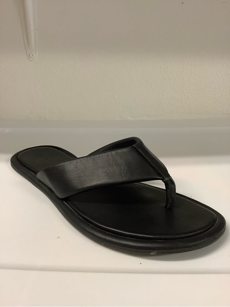 St. Agni Shoe Size 10 Black Flip Flops
