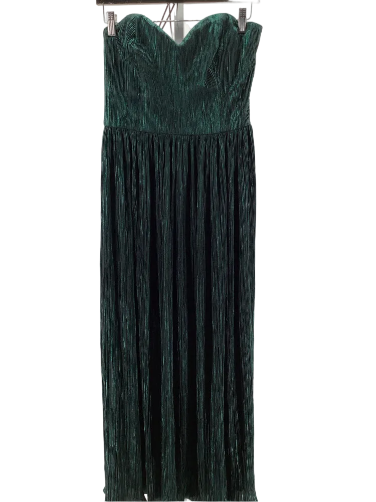 dress the population Size L Green Audrina Dress