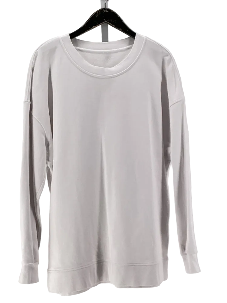 lululemon Size L White Sweatshirt