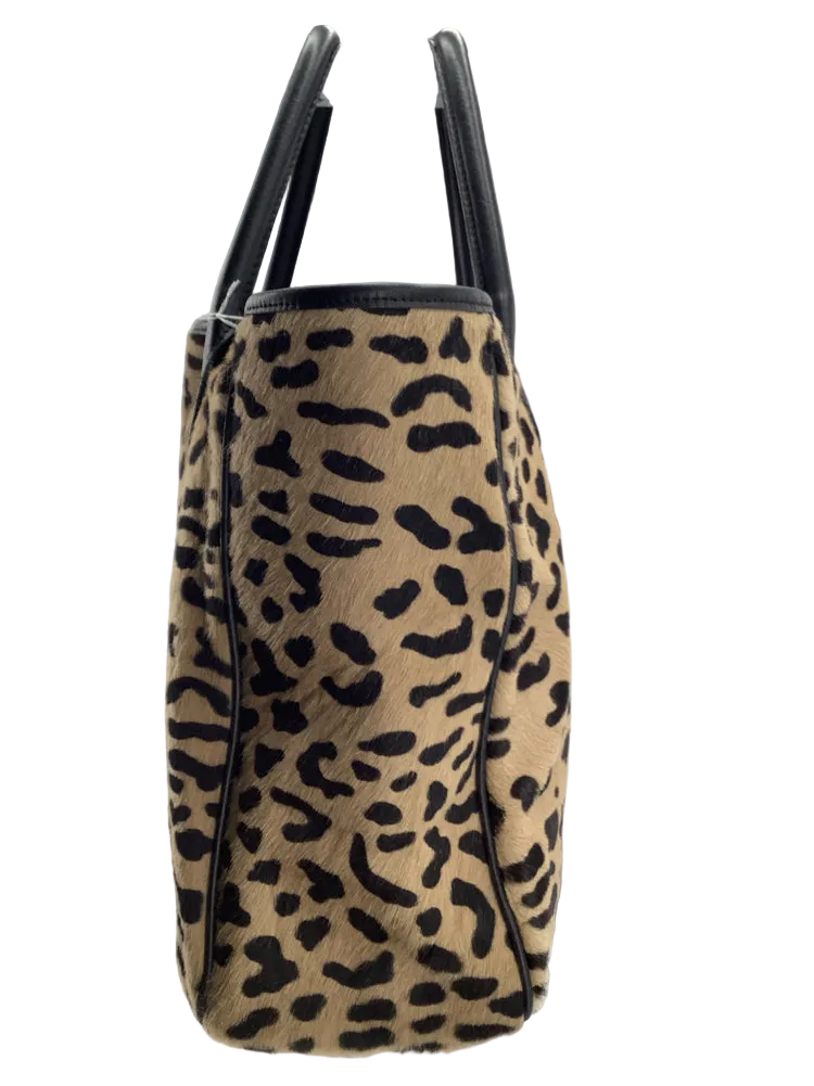 Mark & Graham Black & Tan Telluride Tote