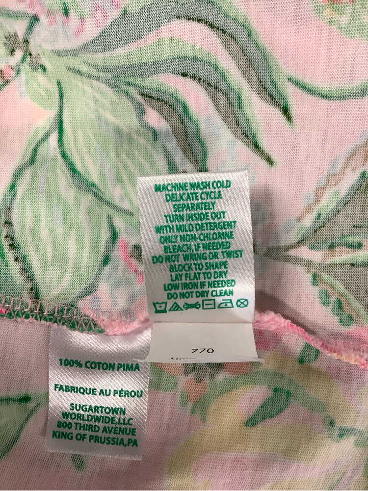 Lilly Pulitzer Size M Pink multi Hallie Dress