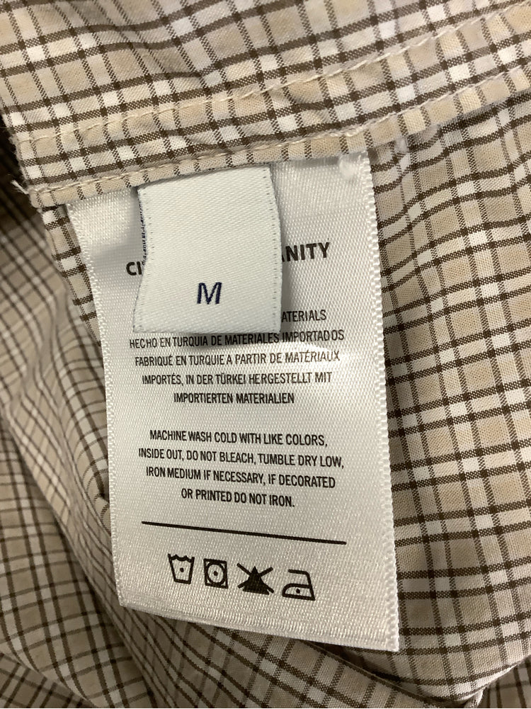 Citizens of Humanity Size M Tan Multi Kayla Shirt