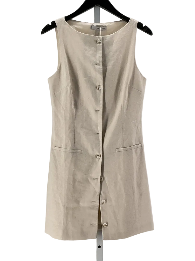 MNG Size S Cream Dress