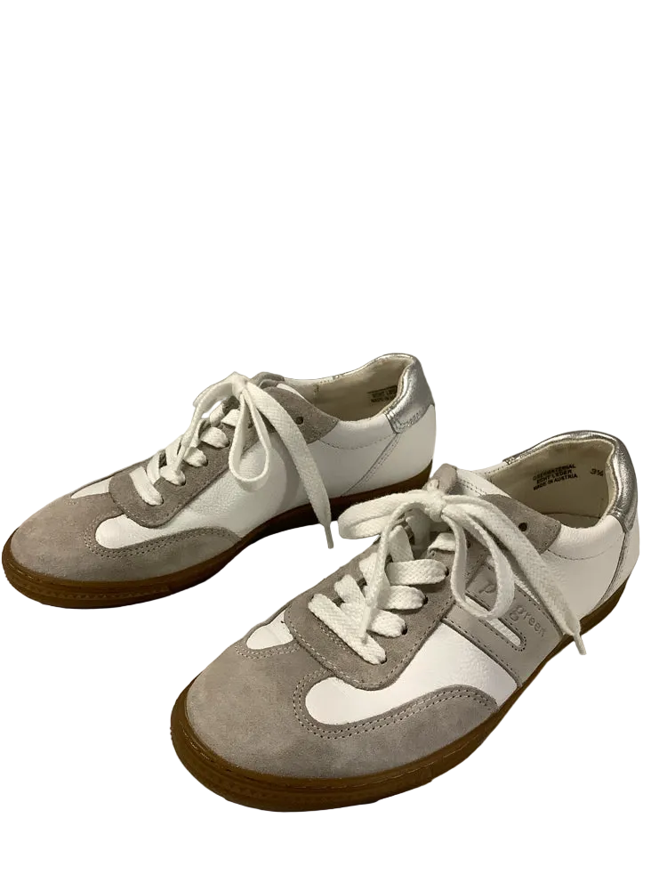 Paul Green Shoe Size 6 White & Gray Tilly Sneakers
