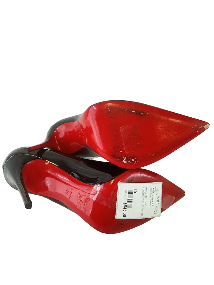 Christian Louboutin Shoe Size 10 Black kate Heels