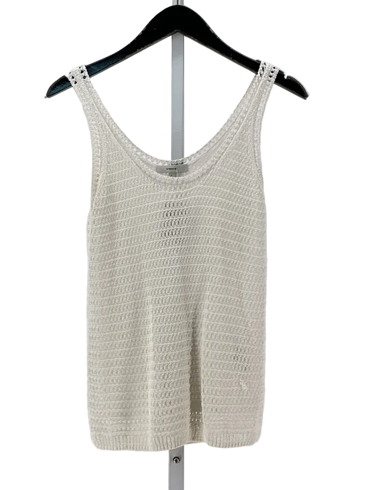 Vince Size S White Tank Top