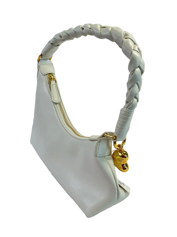Aupen White Handbags