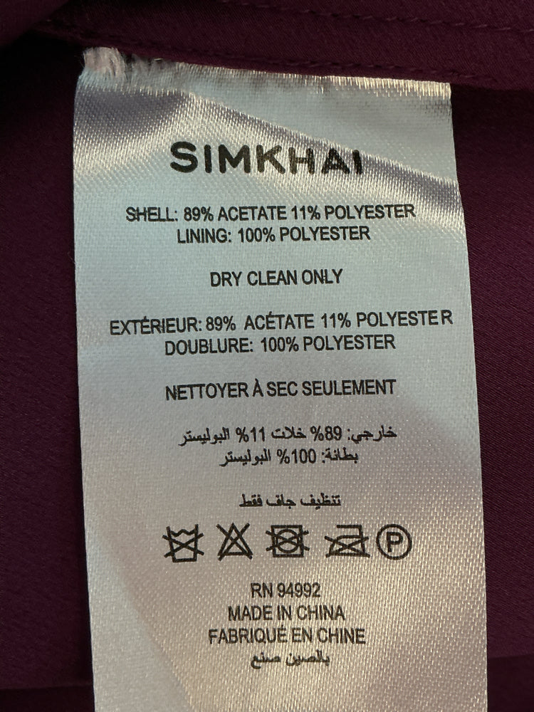 Simkhai Size 4 Purple Dress