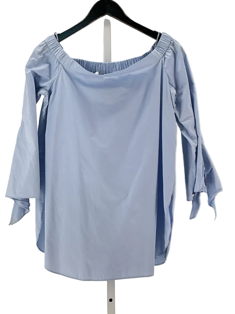 tibi Size 10 Blue Shirt